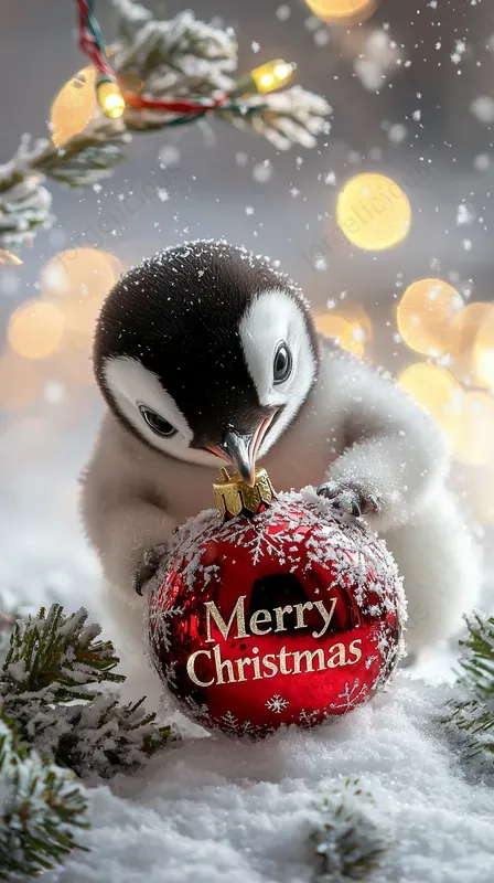 Baby Animals For Christmas Cards
