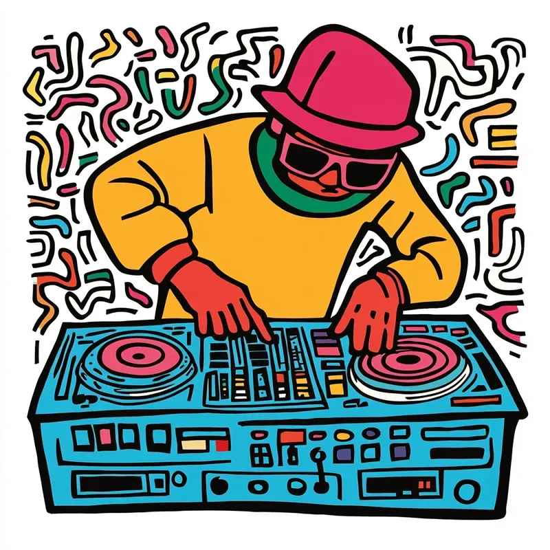 Keith Haring Style Doodle Designs