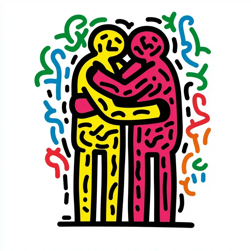 Keith Haring Style Doodle Designs