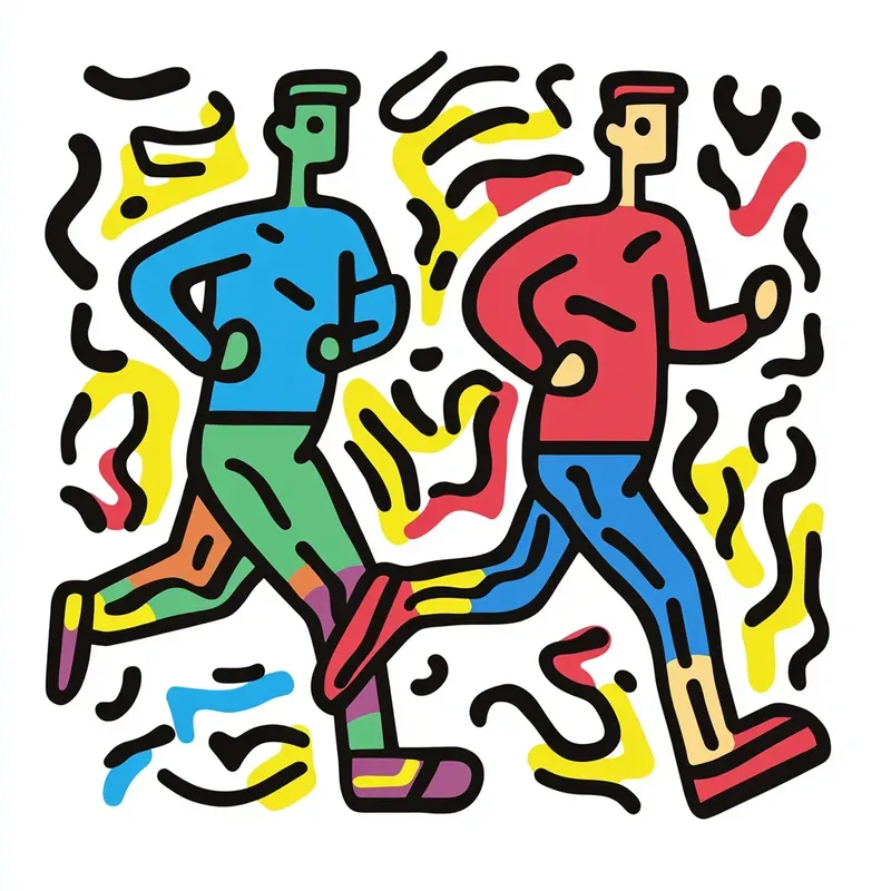 Keith Haring Style Doodle Designs