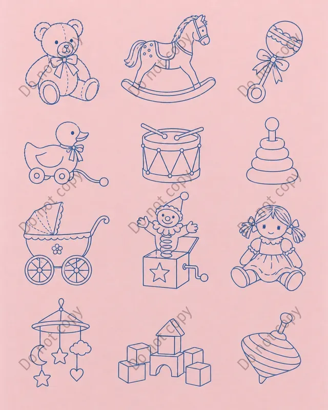 Embroidery Motif Transfer Sheets