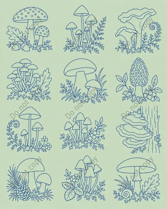 Embroidery Motif Transfer Sheets
