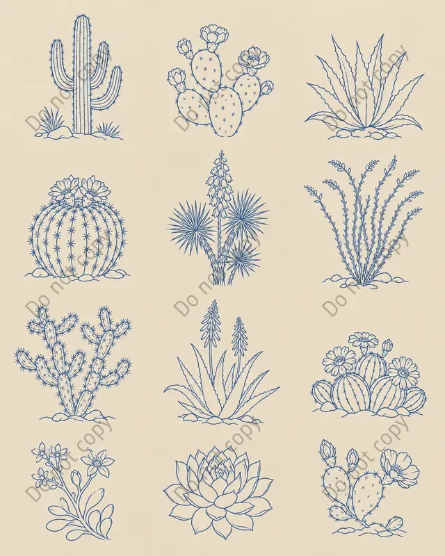 Embroidery Motif Transfer Sheets
