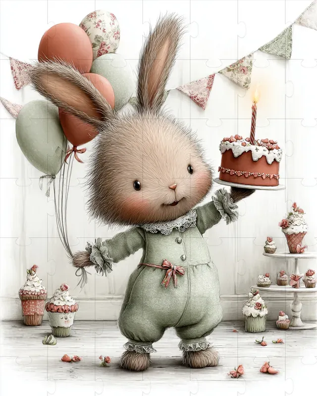 Vintage Marzipan Baby Birthdays