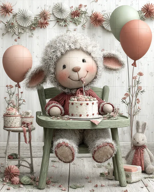 Vintage Marzipan Baby Birthdays