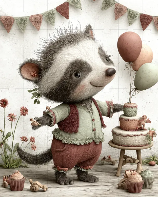 Vintage Marzipan Baby Birthdays