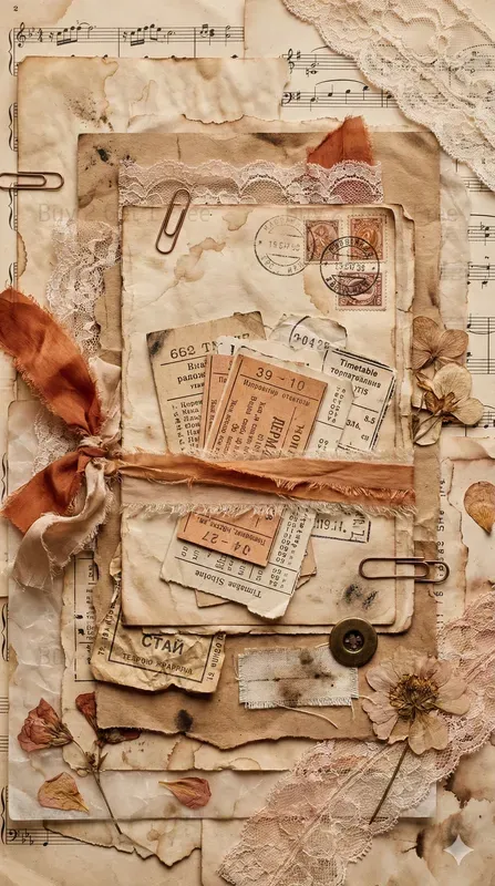 Romantic Travel Diary Junk Journals