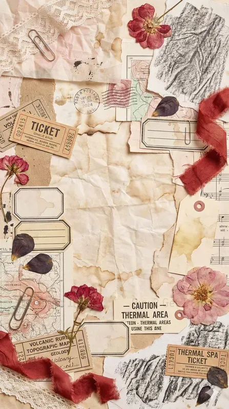 Romantic Travel Diary Junk Journals