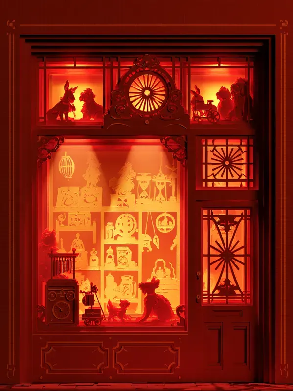 Paper Diorama Cozy Room Scenes