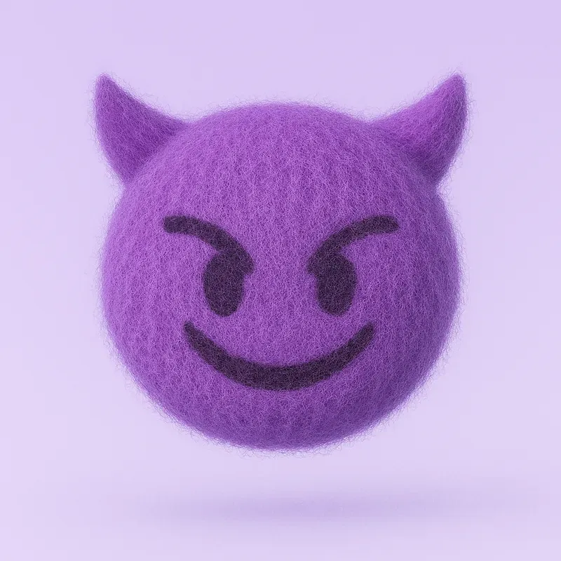 Fuzzy Emoji Objects 3D