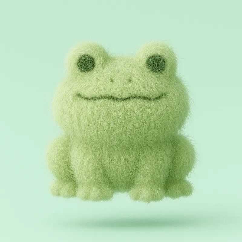Fuzzy Emoji Objects 3D