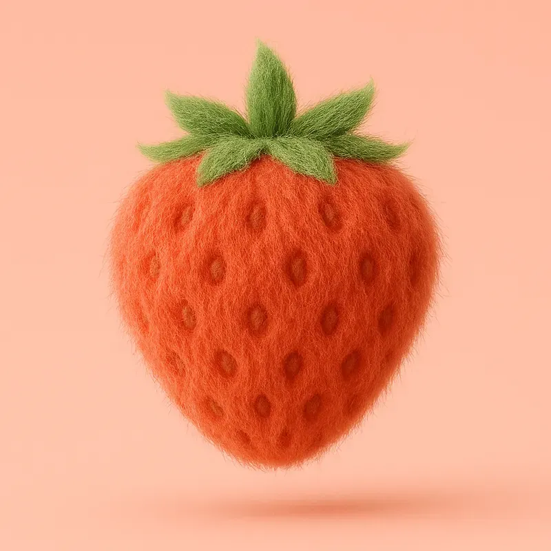 Fuzzy Emoji Objects 3D