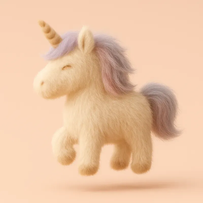 Fuzzy Emoji Objects 3D