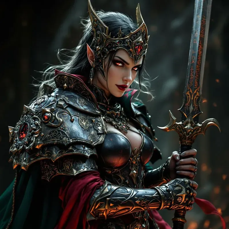Epic Dark Fantasy Cinematic Characters
