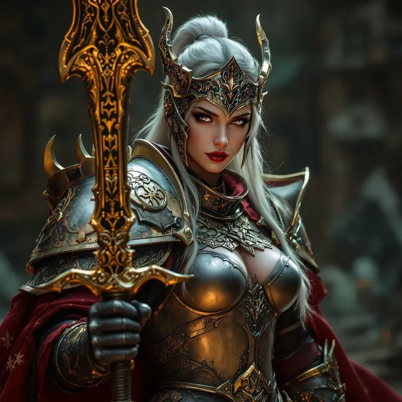 Epic Dark Fantasy Cinematic Characters