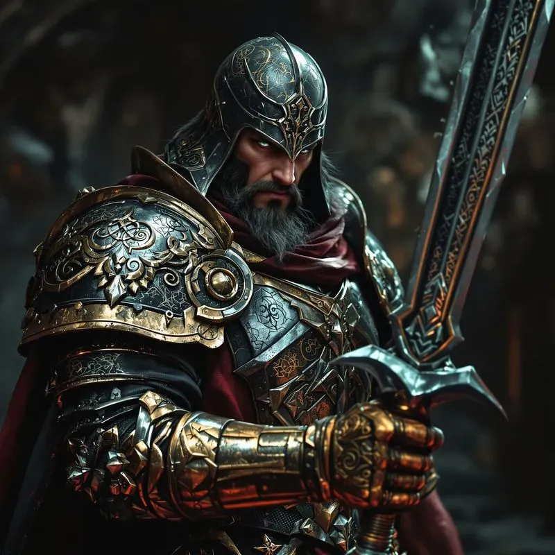 Epic Dark Fantasy Cinematic Characters