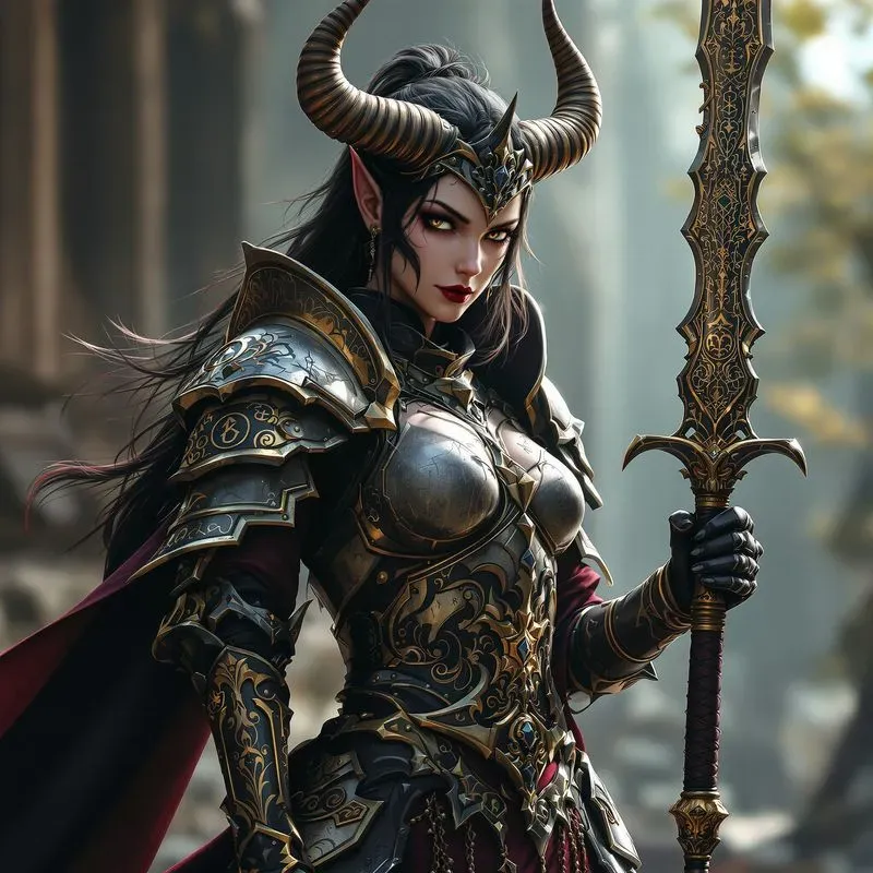 Epic Dark Fantasy Cinematic Characters