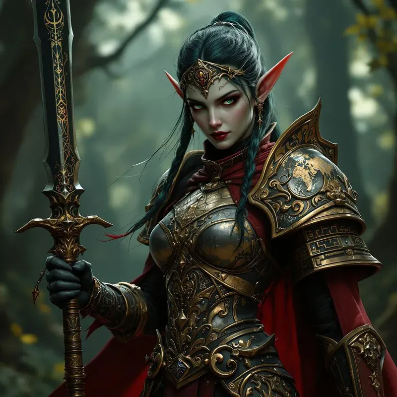 Epic Dark Fantasy Cinematic Characters
