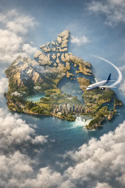 Travel Map Illustration Generator