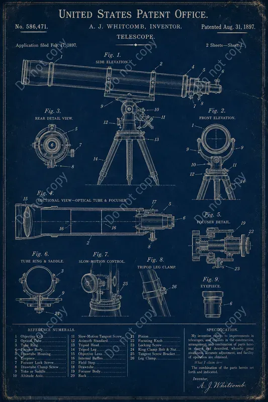 Vintage Patent Print Posters