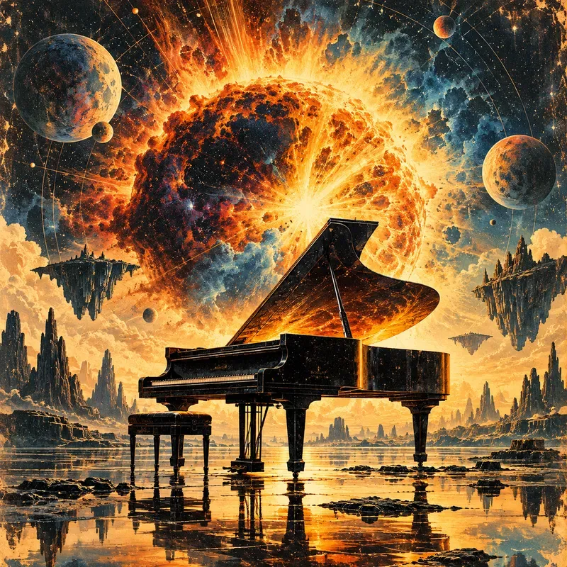 Cosmic Surrealism Vinyl Cover Art