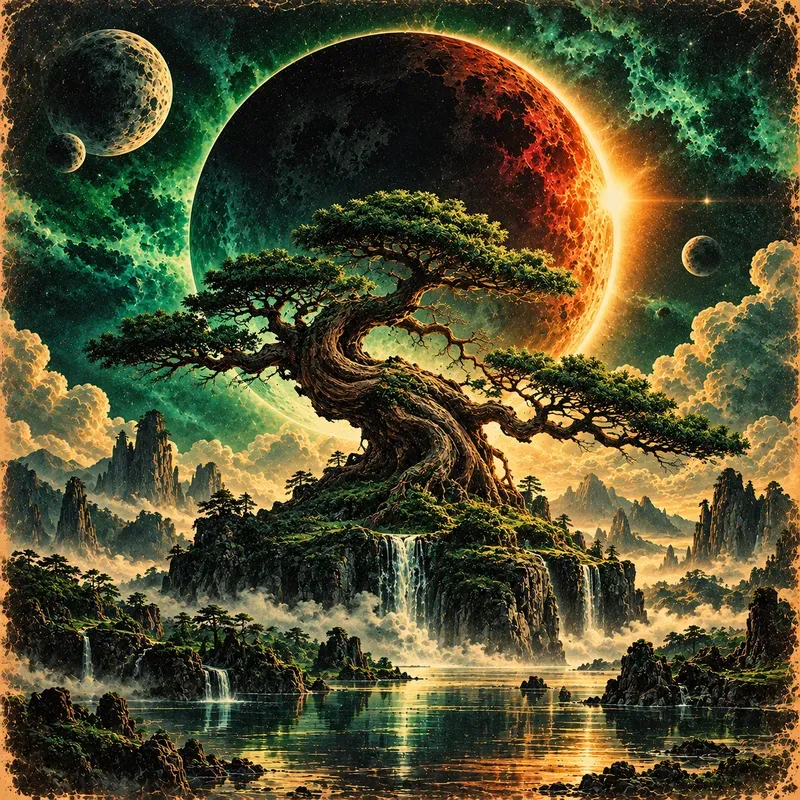 Cosmic Surrealism Vinyl Cover Art