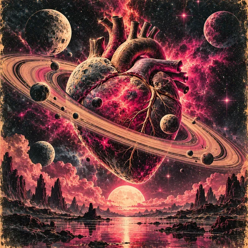 Cosmic Surrealism Vinyl Cover Art