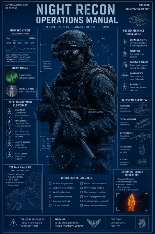 Blue Tactical Infographics