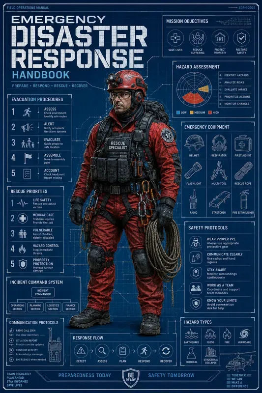 Blue Tactical Infographics