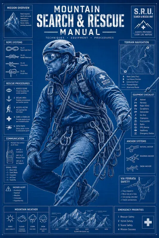 Blue Tactical Infographics