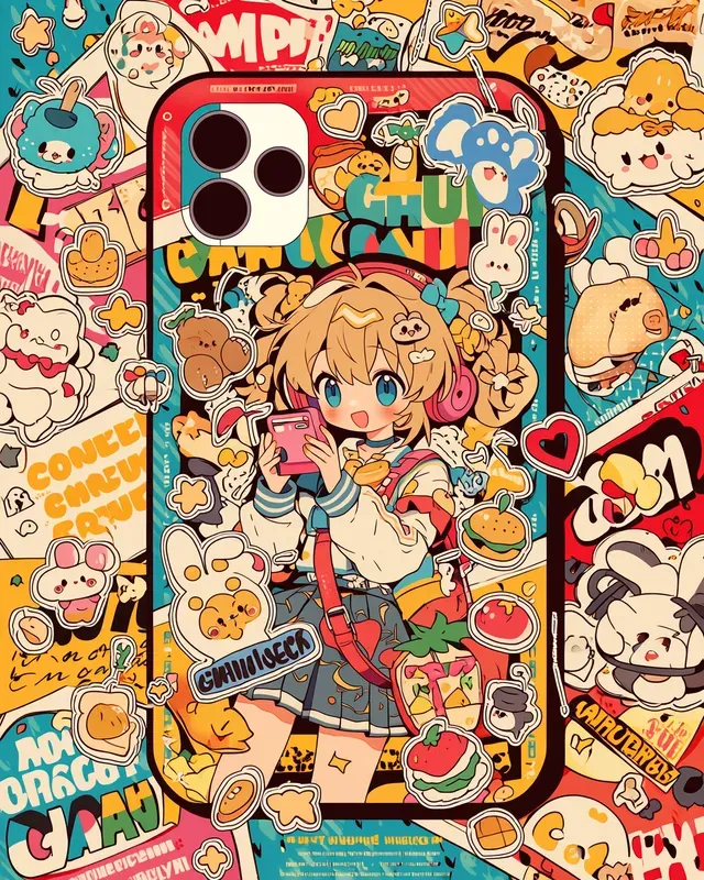 Retro Cartoon Phone Case Designs