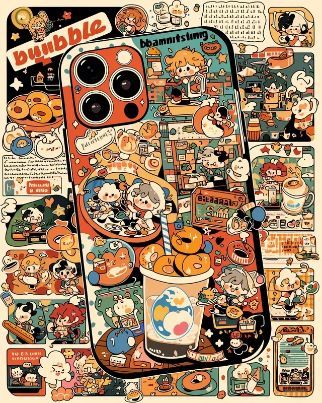 Retro Cartoon Phone Case Designs