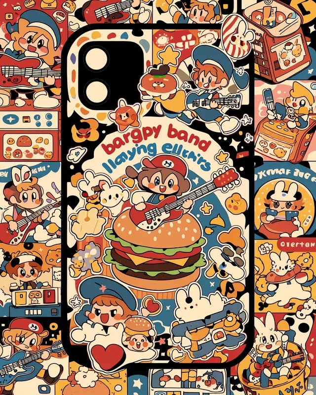 Retro Cartoon Phone Case Designs