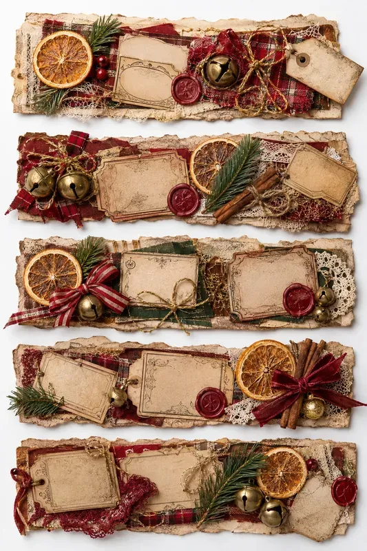 Junk Journal Ephemera Strips Generator