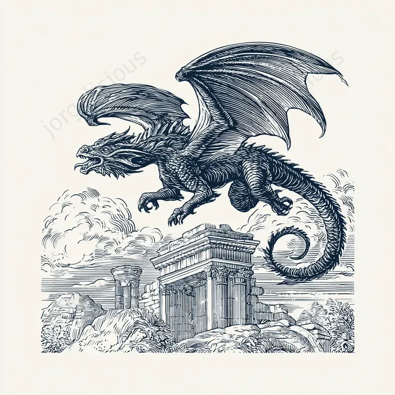 Vintage Engraving Illustration Art