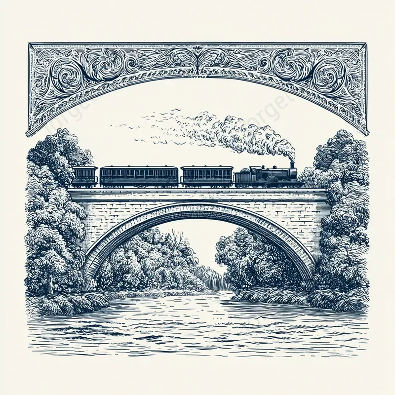 Vintage Engraving Illustration Art