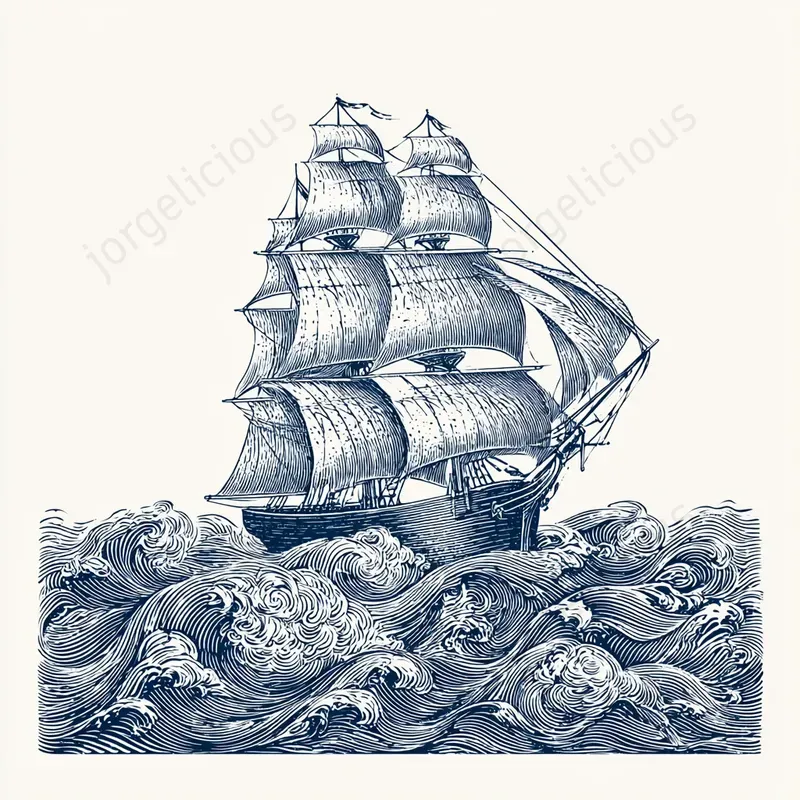 Vintage Engraving Illustration Art