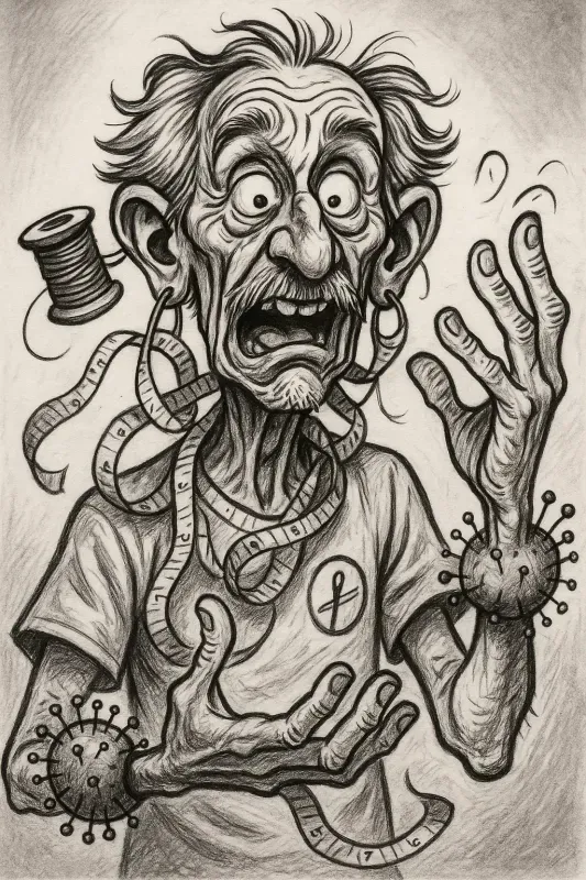 A Bold Black White Caricatures