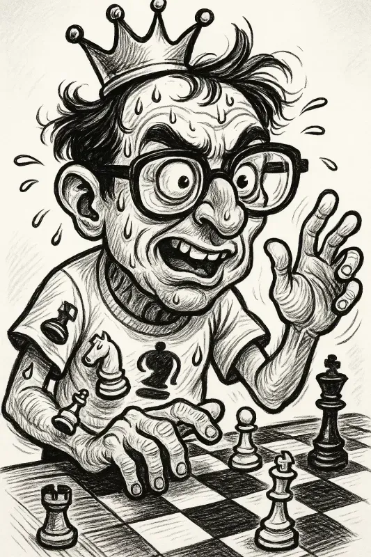 A Bold Black White Caricatures