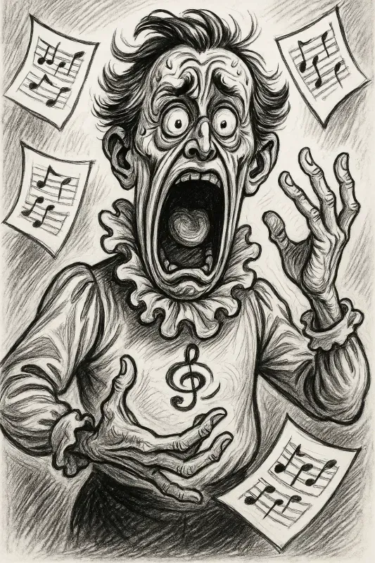 A Bold Black White Caricatures