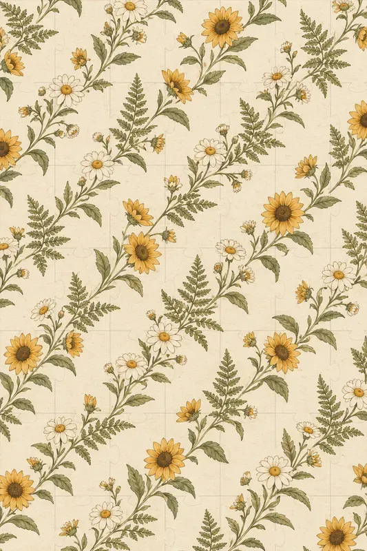 Botanical Envelope Liner Patterns
