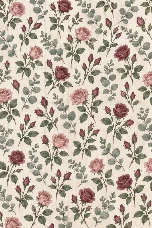 Botanical Envelope Liner Patterns