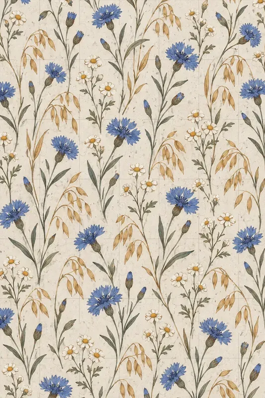 Botanical Envelope Liner Patterns
