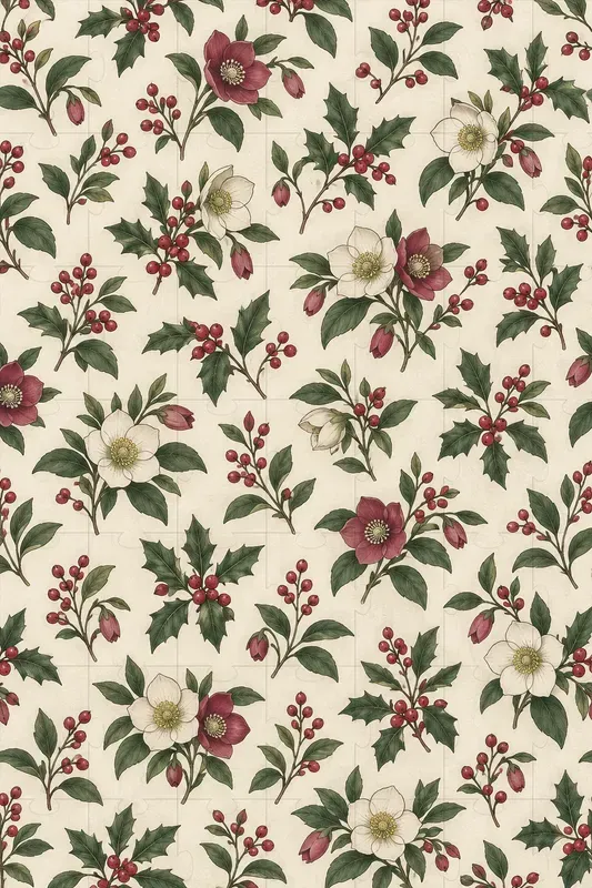 Botanical Envelope Liner Patterns