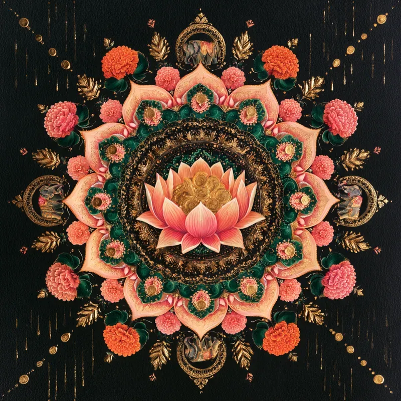 Divine Mandala Art Generator