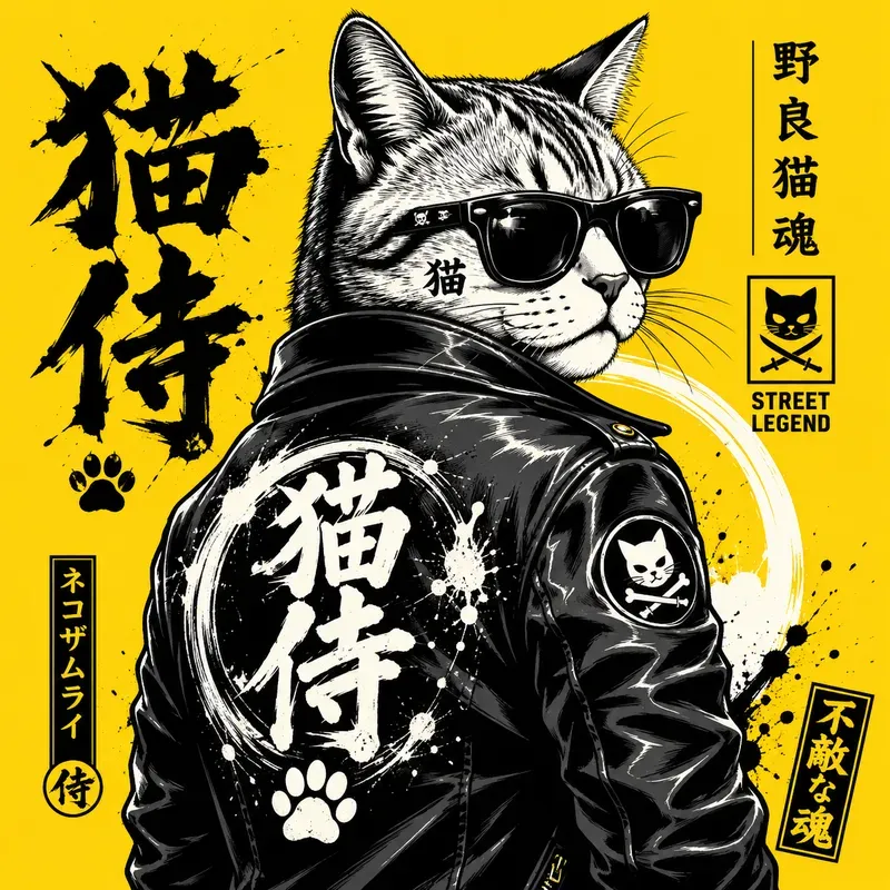 Bold Manga Graphic Tshirts