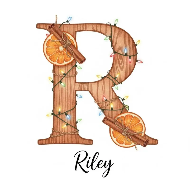 Christmas Watercolor Monograms