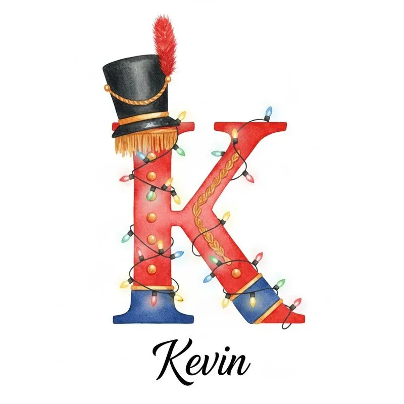 Christmas Watercolor Monograms