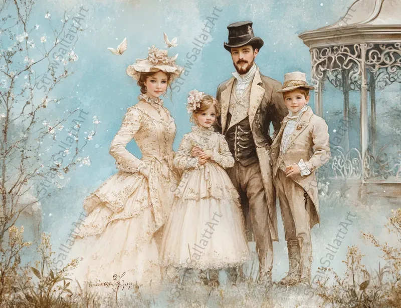 Vintage Spring Garden Party Junk Journals