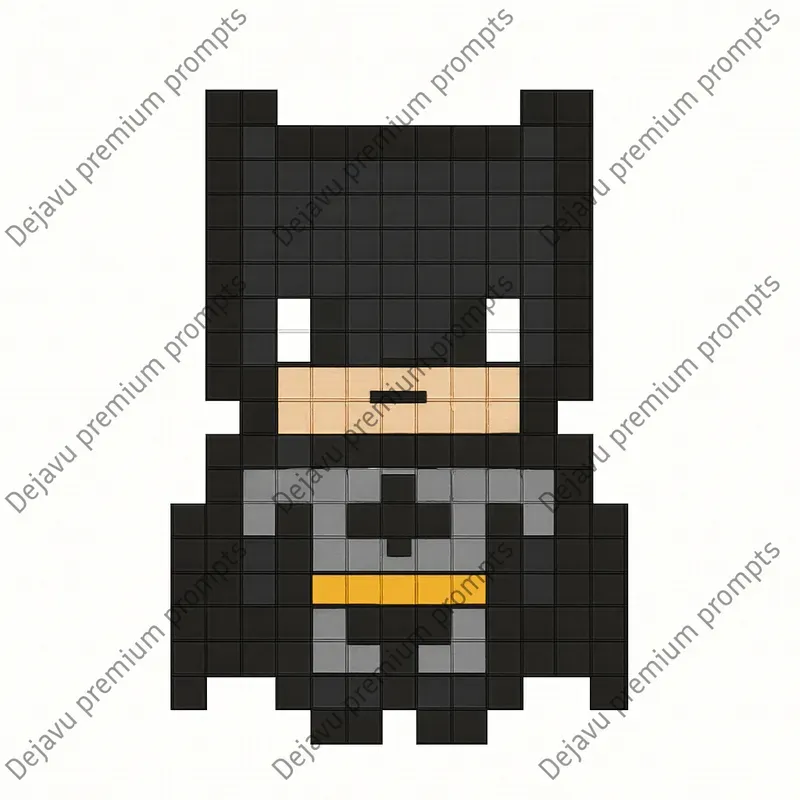 Cross Stitch Pixel Art Characters